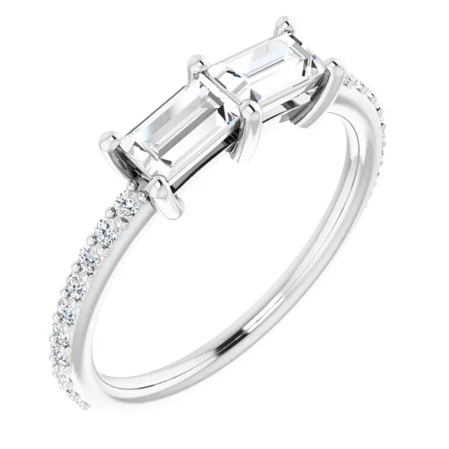 14K White 1/3 CTW Diamond Ring