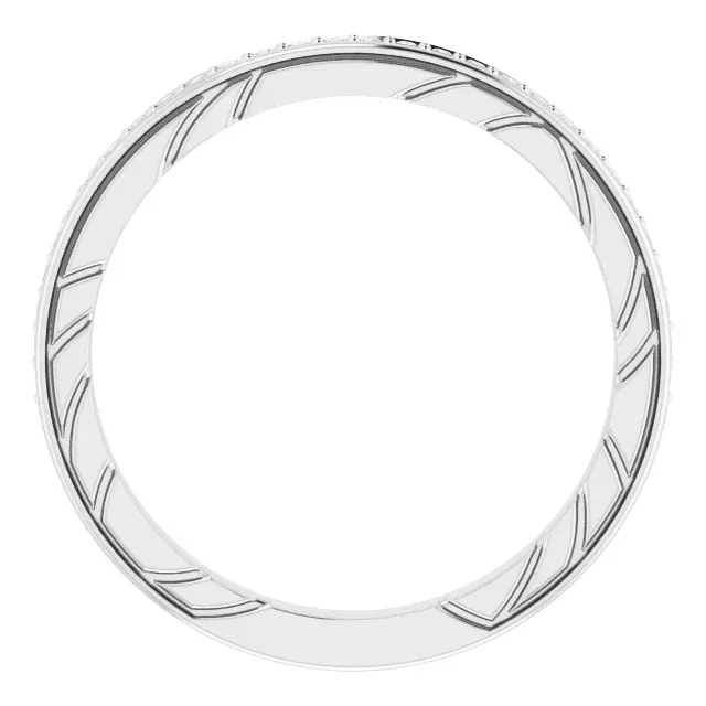 14K White 1/8 CTW Diamond Anniversary Band