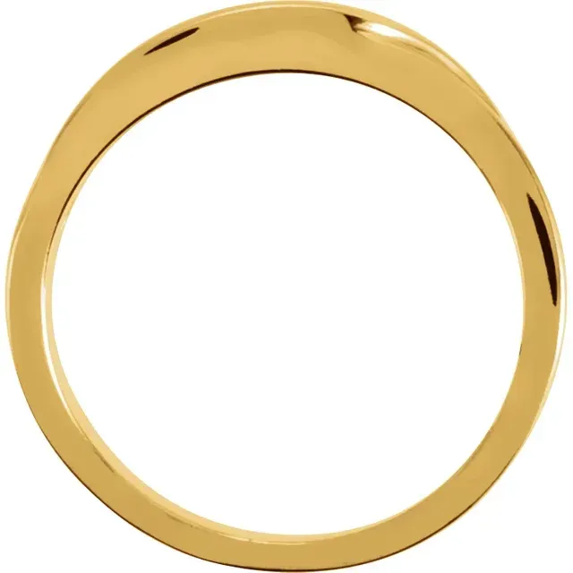 14K Yellow 3 mm Stackable Ring