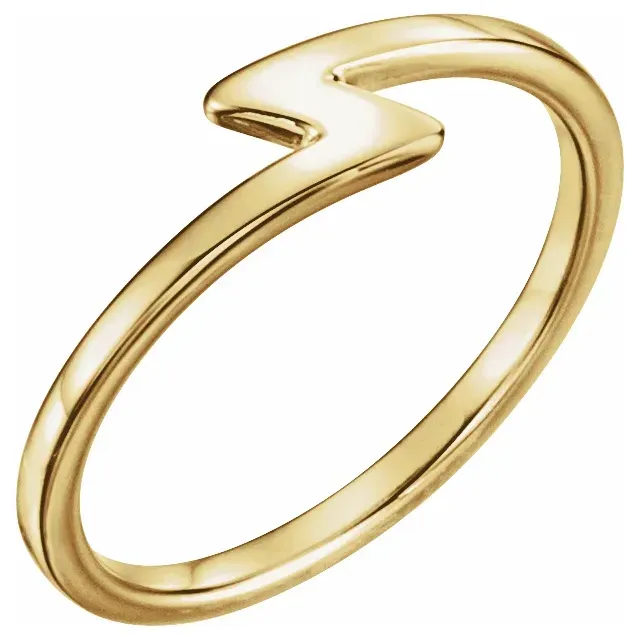 14K Yellow Stackable Ring