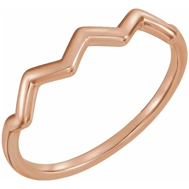14K Yellow Stackable Ring
