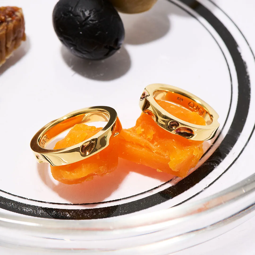【18K Gold / Order Jewelry】Cheese Ring【Japan Jewelry】
