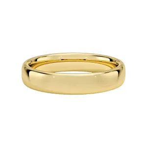 18K Yellow Gold 4.50 European Comfort Fit Wedding Band