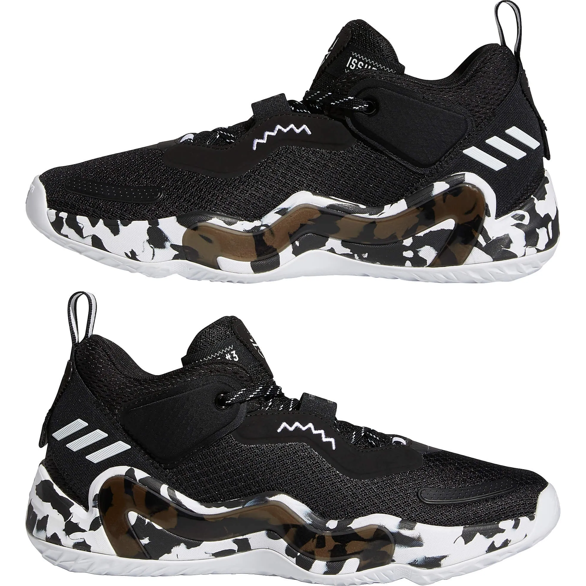 Adidas Donovan Mitchell D.O.N. Issue Nr.3 Shoes - Team Collection Core Black