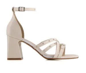 Andrea Women's Ankle Strap Heeled Sandals 64959