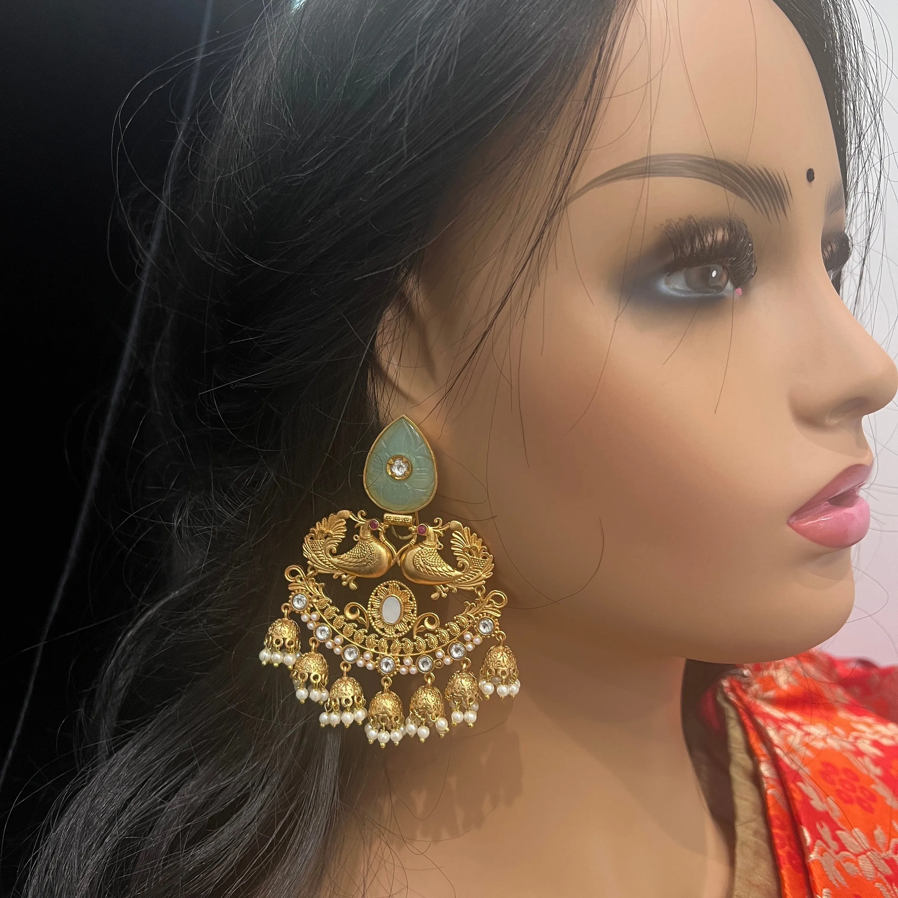 Antique Bali earrings