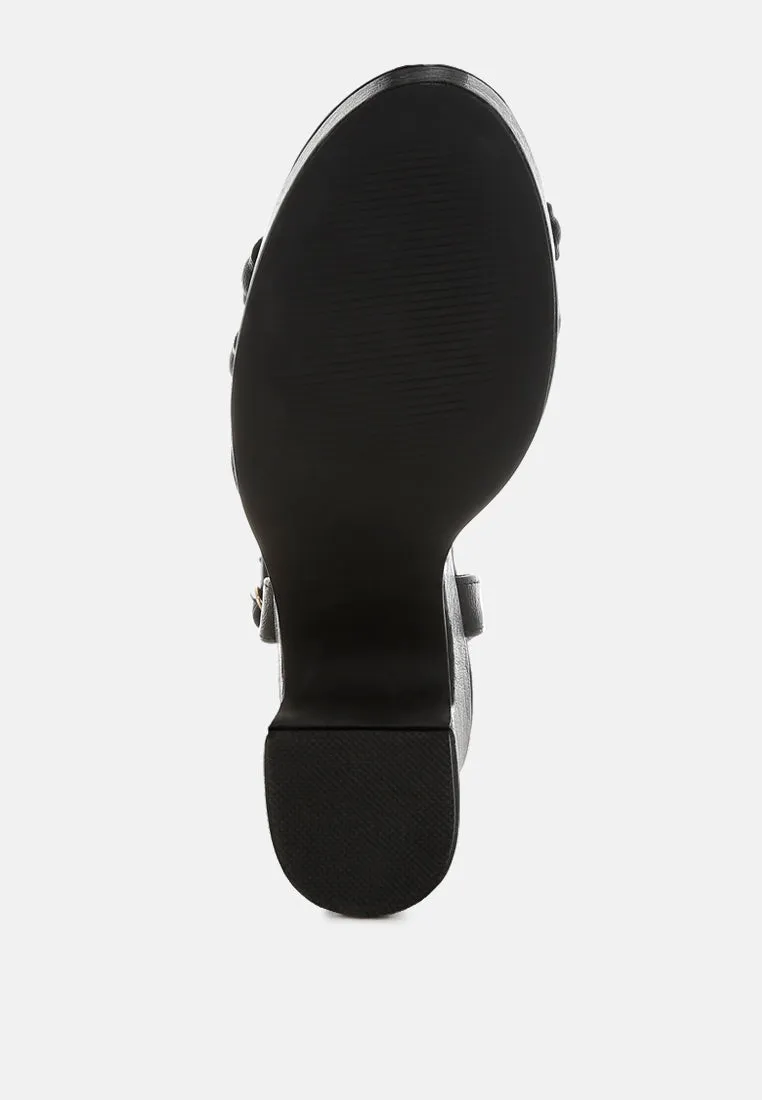 Athla Strappy High Platform Sandals By RAG