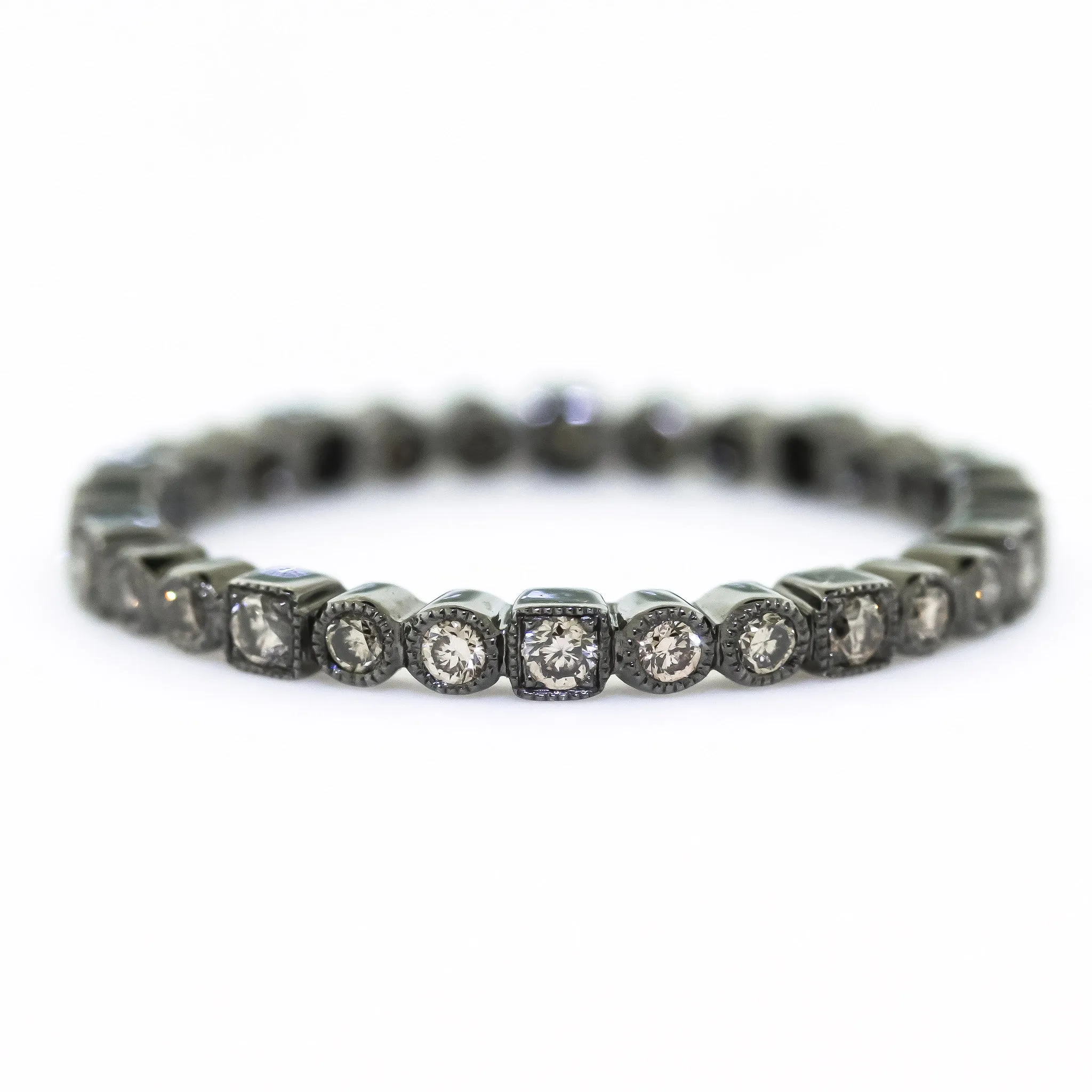 Black Cognac Diamond Ring