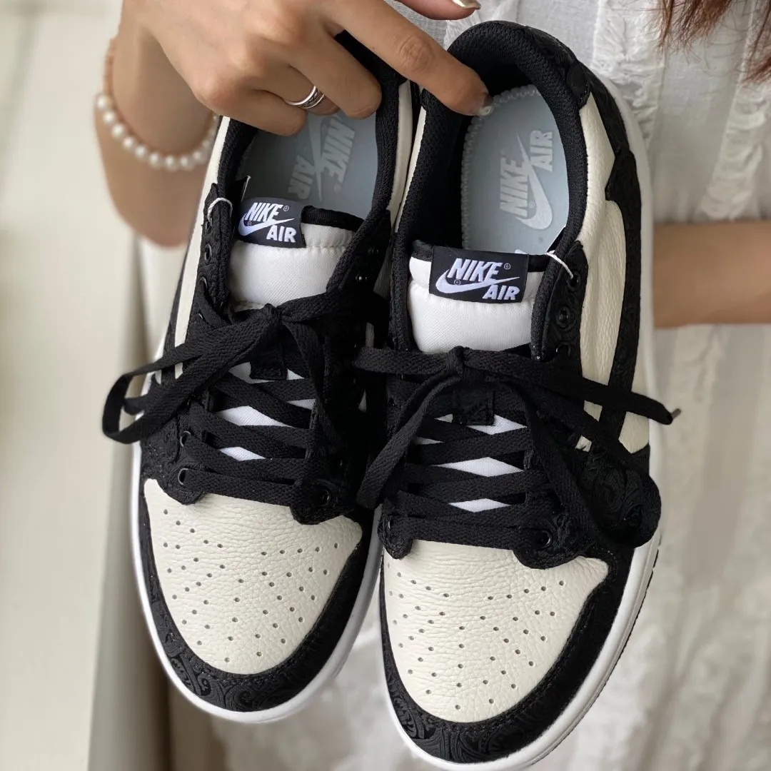 Black Custom Low Air Jordan 1 x Travis Scott