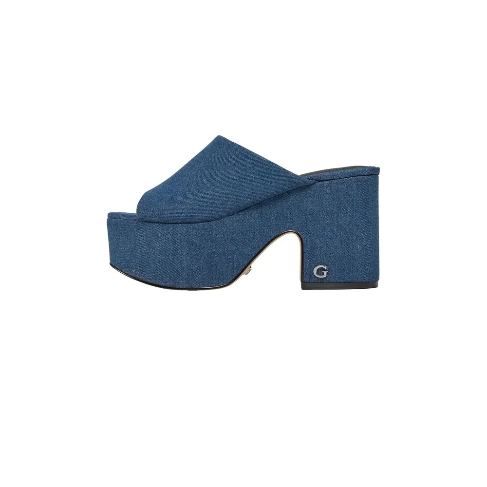Blue Cotton Sandal
