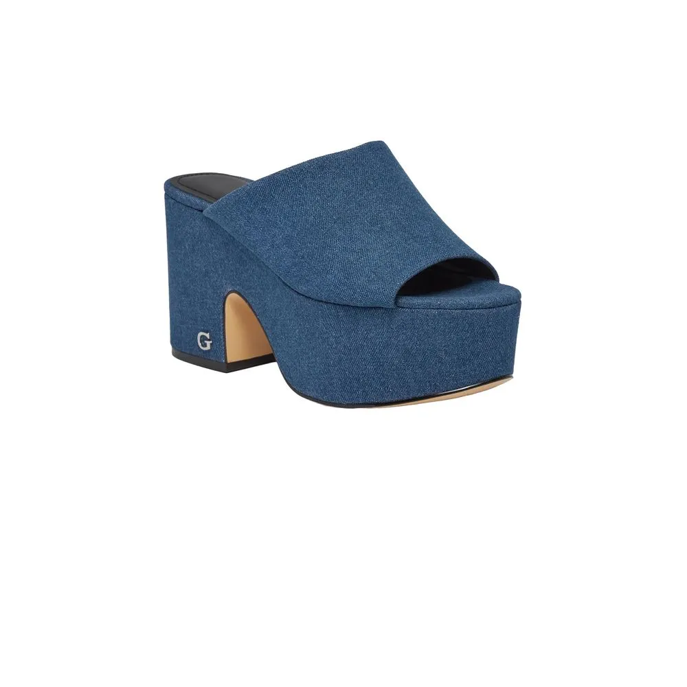 Blue Cotton Sandal