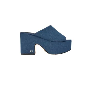 Blue Cotton Sandal