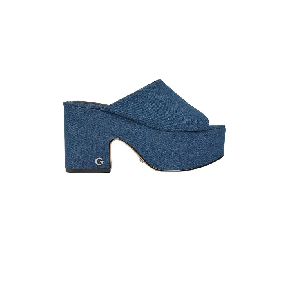 Blue Cotton Sandal