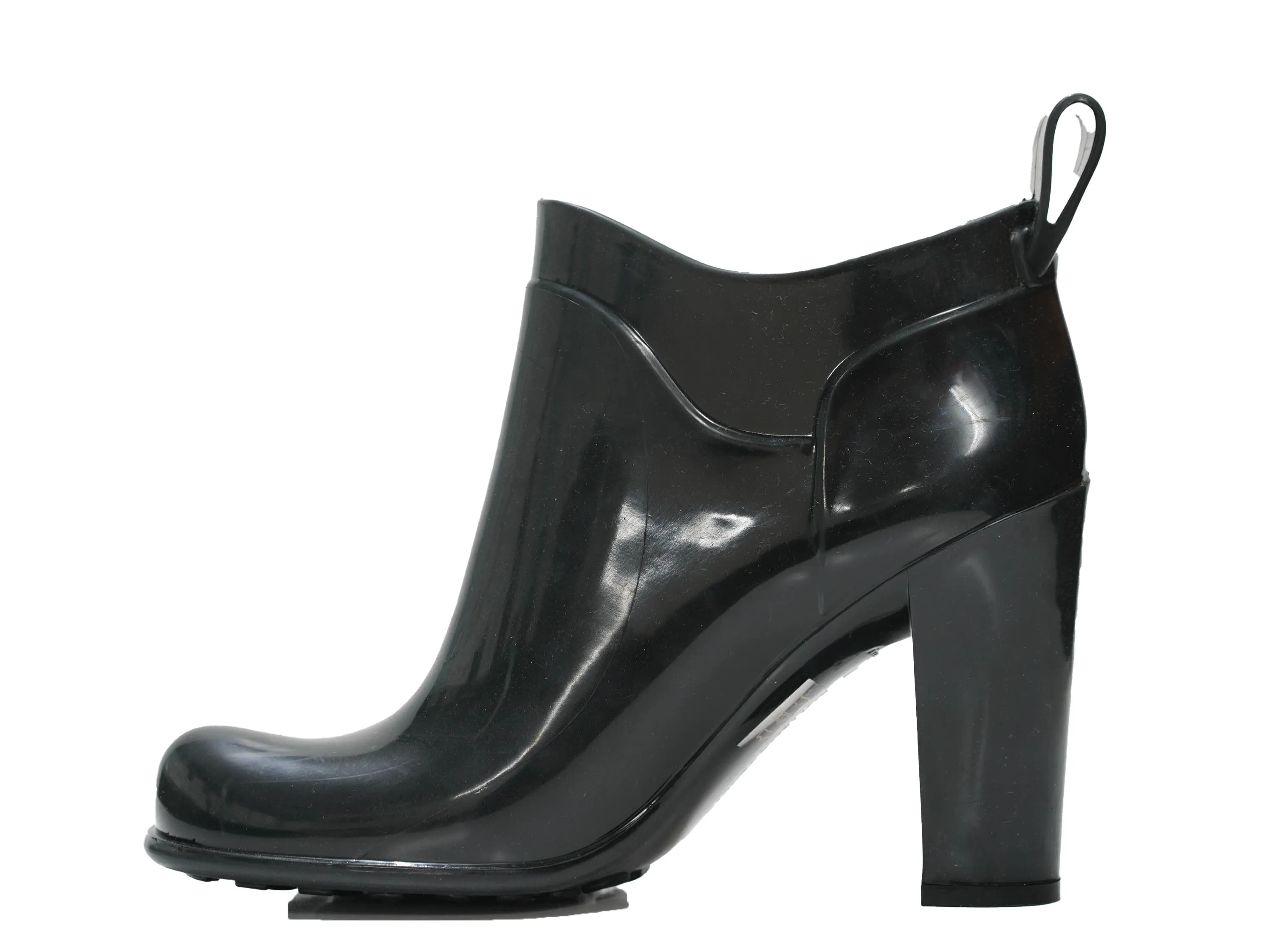 Bottega Veneta Women's Black Rubber Boots 677113  - 50% OFF