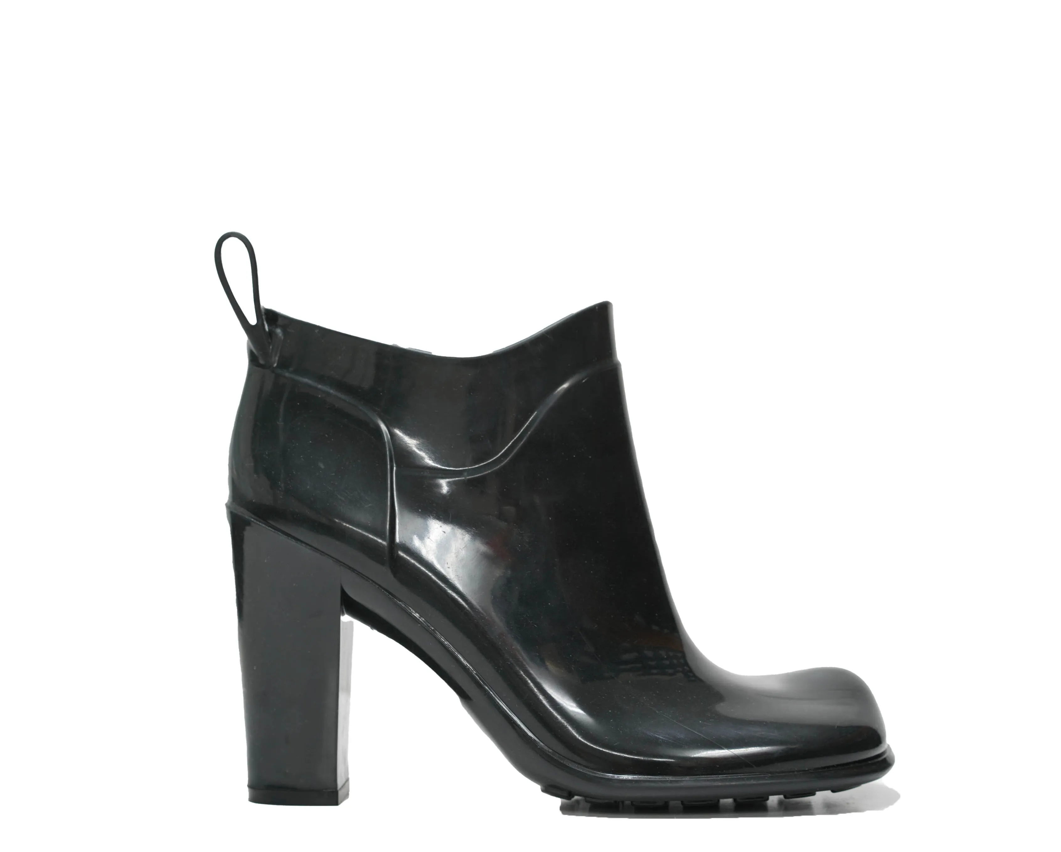 Bottega Veneta Women's Black Rubber Boots 677113  - 50% OFF