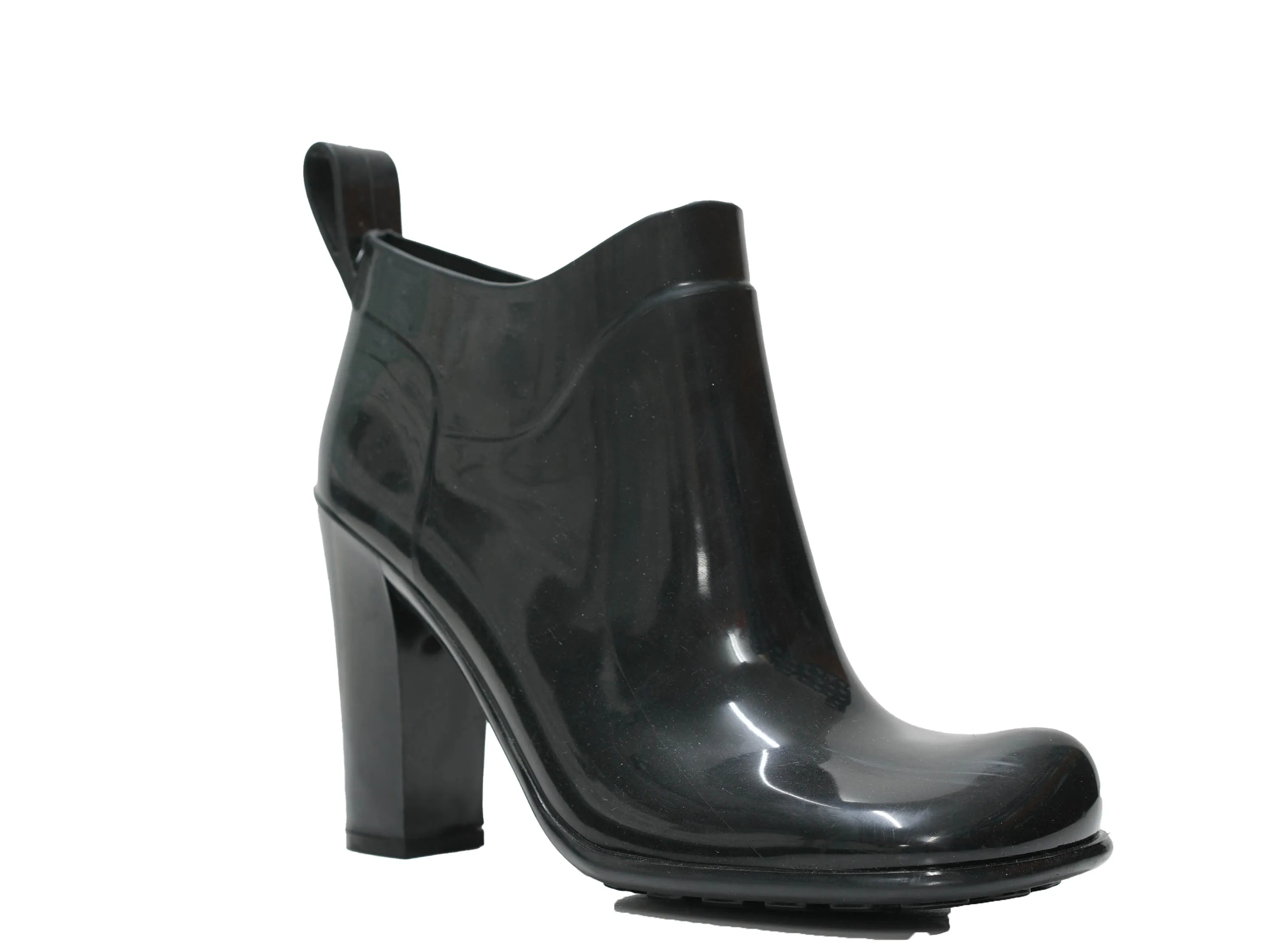 Bottega Veneta Women's Black Rubber Boots 677113  - 50% OFF