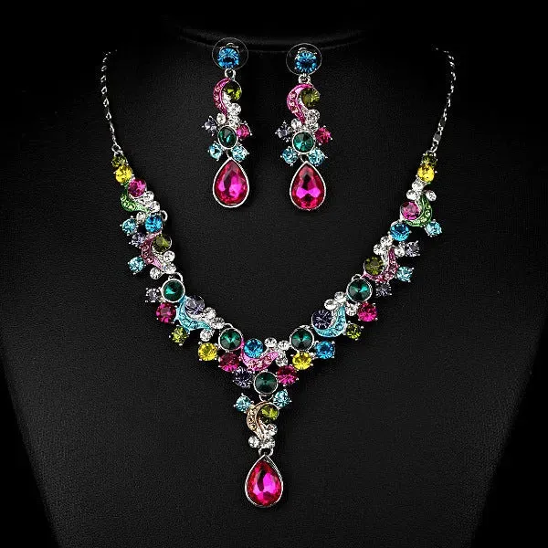 Bridal Crystal Jewelry Set