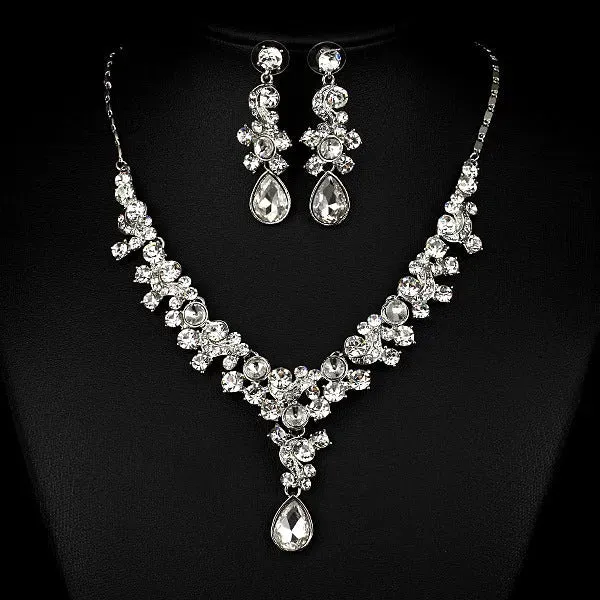 Bridal Crystal Jewelry Set