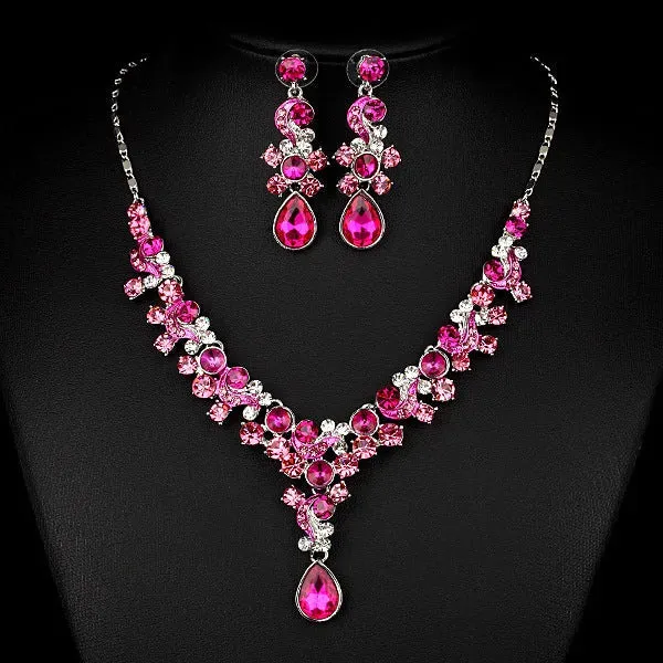 Bridal Crystal Jewelry Set