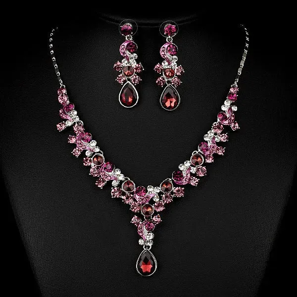 Bridal Crystal Jewelry Set