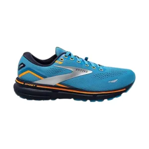 Brooks Men's Ghost 15 GTX Running Shoes - Blue/Peacoat/Orange