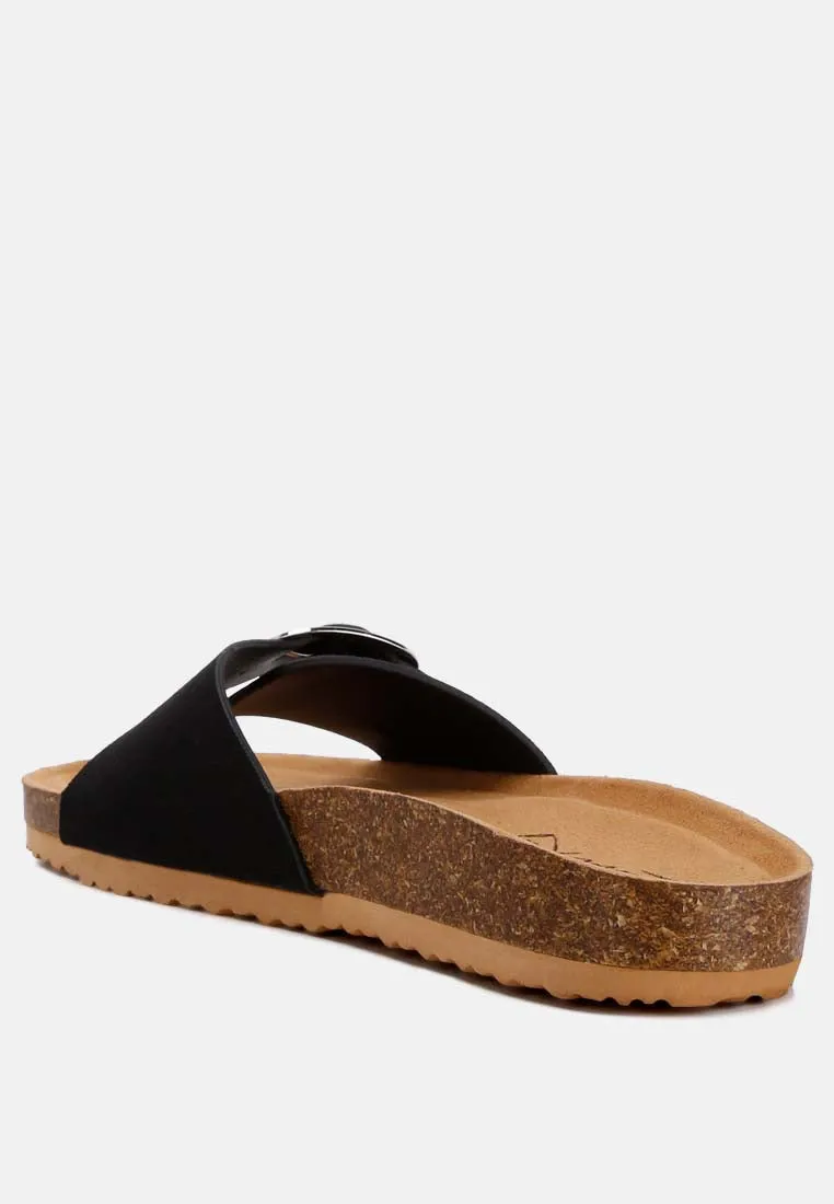 Buckle Strap Slip-On Sandals By RAG