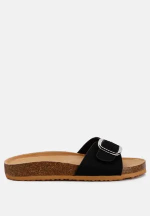 Buckle Strap Slip-On Sandals By RAG