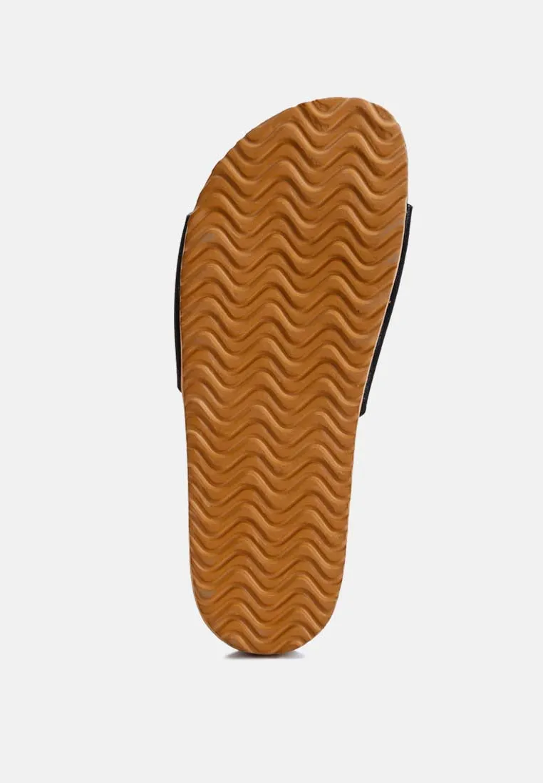 Buckle Strap Slip-On Sandals By RAG