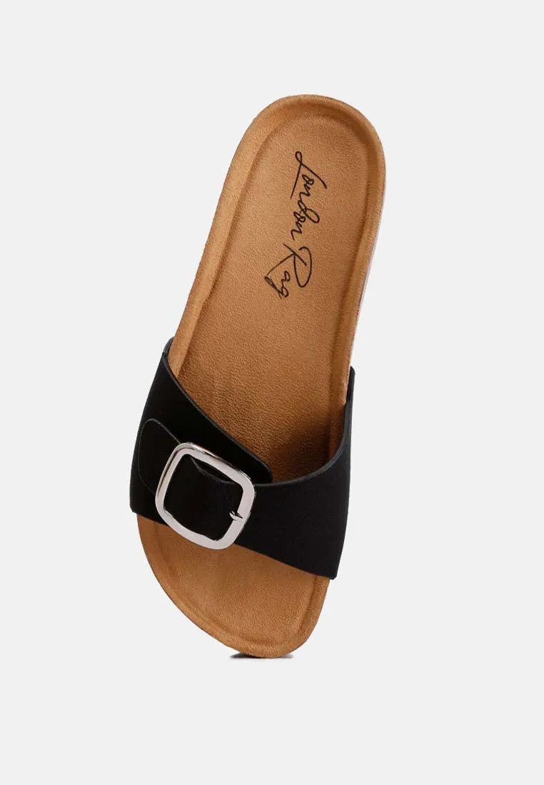 Buckle Strap Slip-On Sandals By RAG