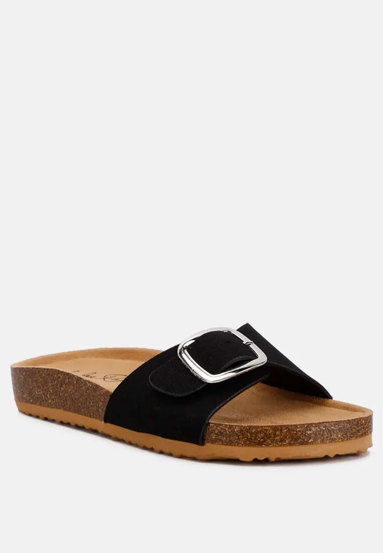 Buckle Strap Slip-On Sandals By RAG