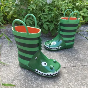 Children cartoon rubber rain boots