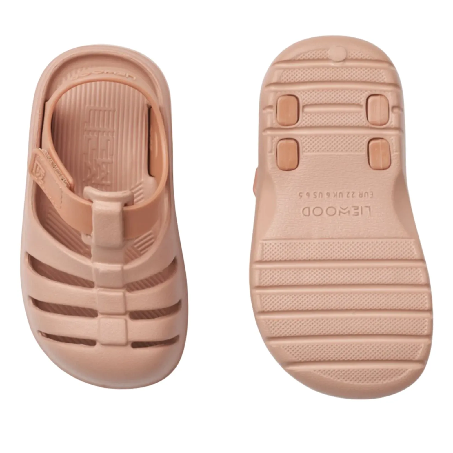 Chunky Jelly Sandals | Dusty Pink