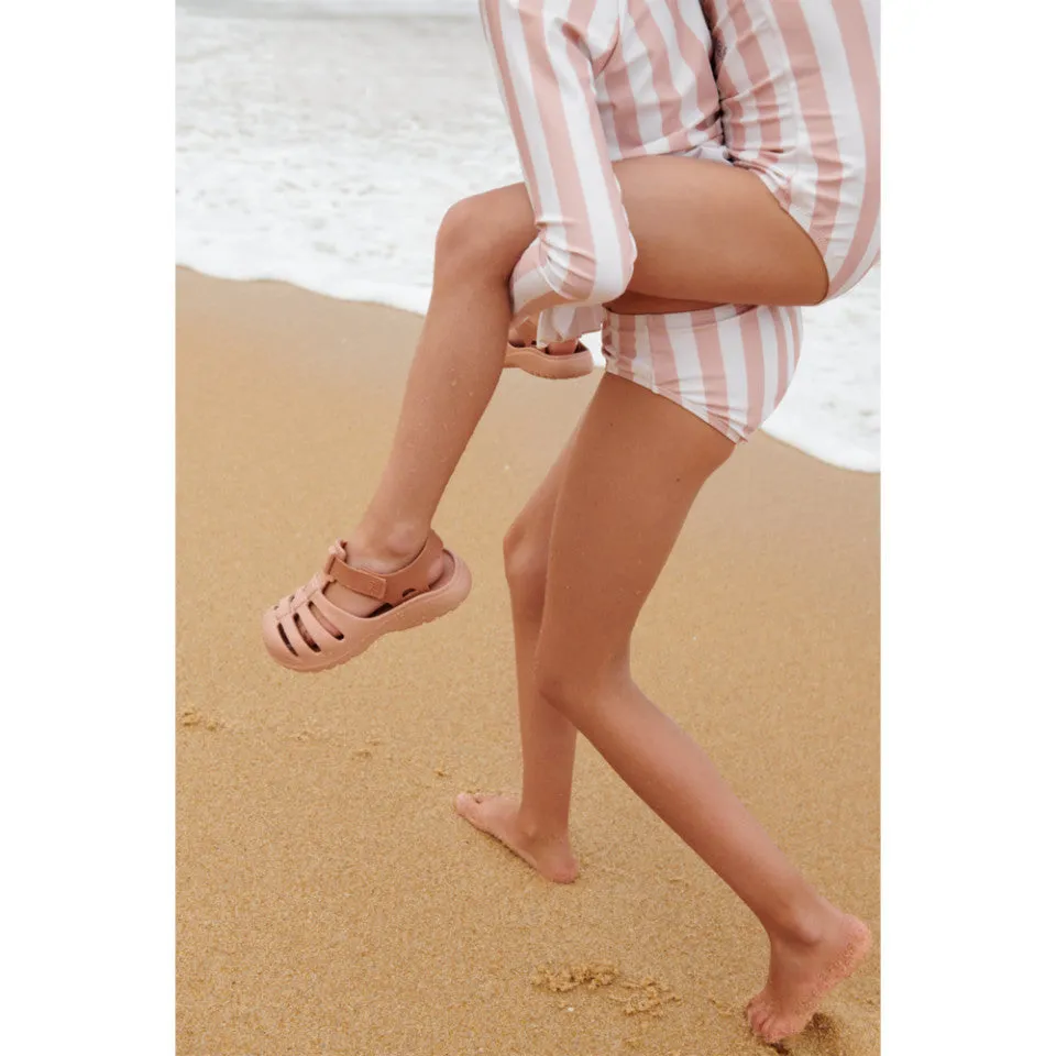 Chunky Jelly Sandals | Dusty Pink