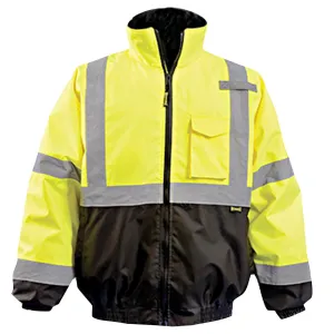 Class 3 Black Bottom Bomber Jacket - 3XL