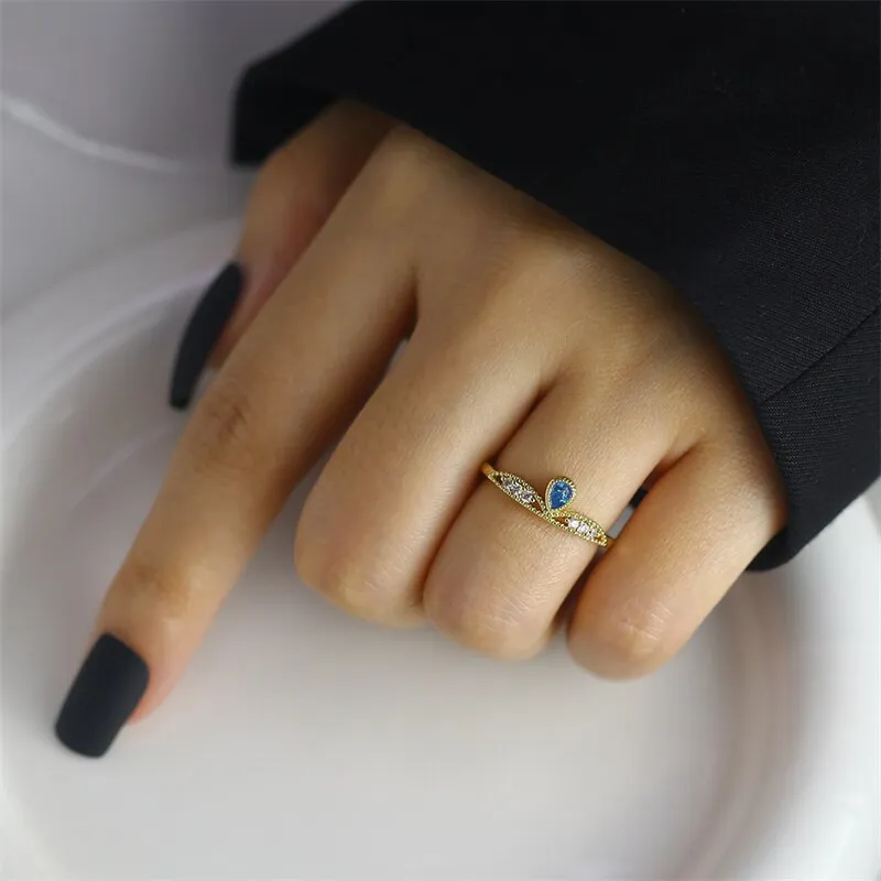 Classic Red Ruby Gemstone Ring Women Wedding Anniversary Jewelry