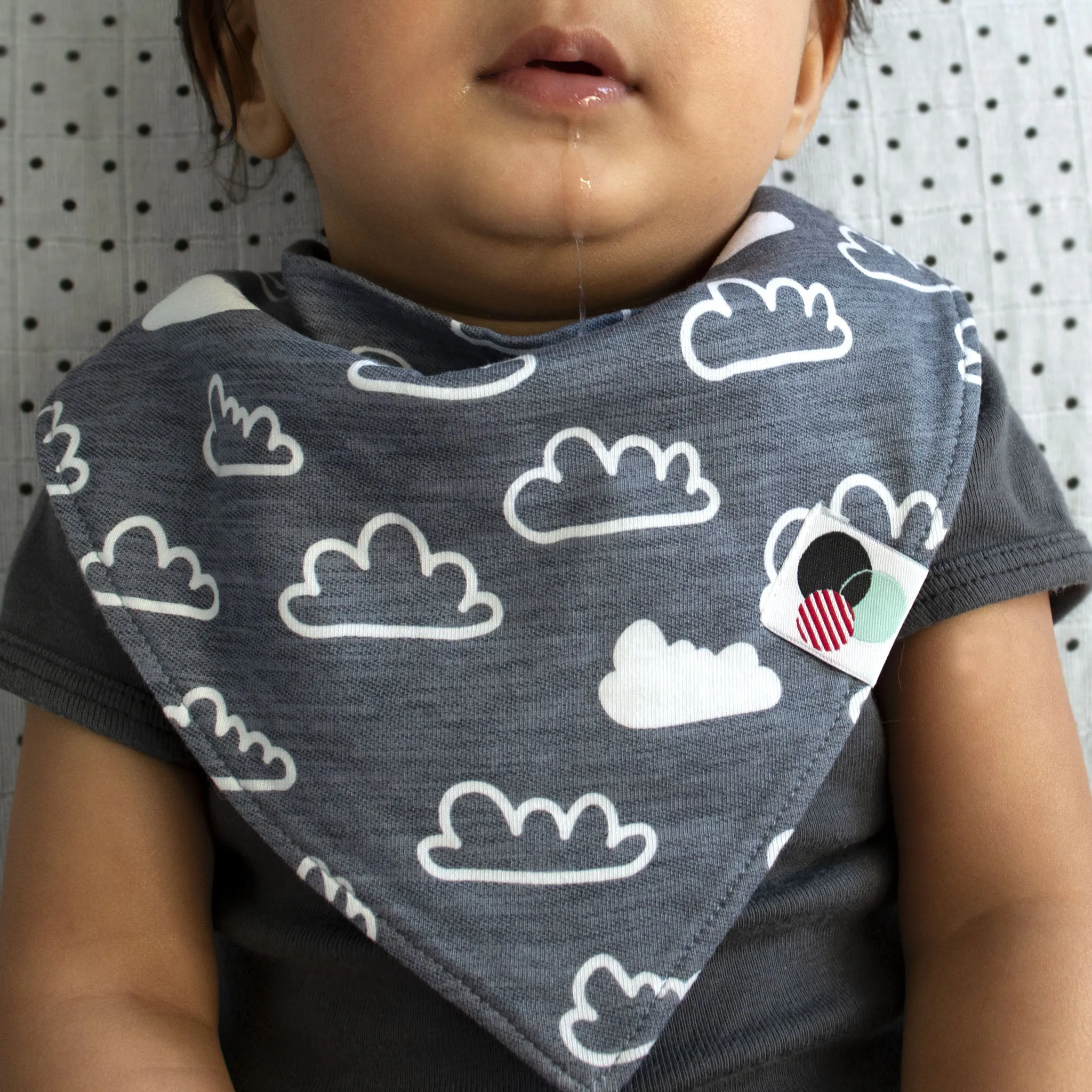 CLOUDS  | Premium Baby Bandana Bib