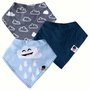 CLOUDY DAY | Premium Baby Bandana Bib