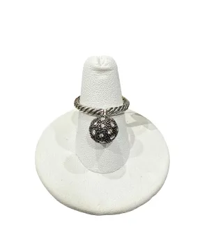 David Yurman 10mm Pave Ball Stackable Ring - Size 6(NWT)