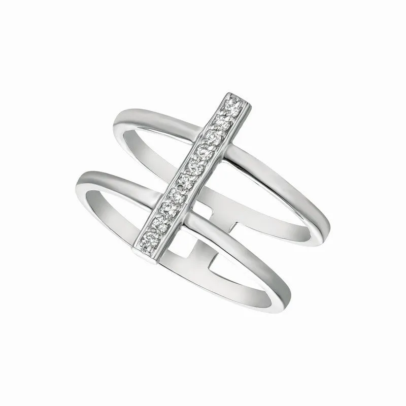 DIAMOND RING 14K GOLD (0.09 CTW)