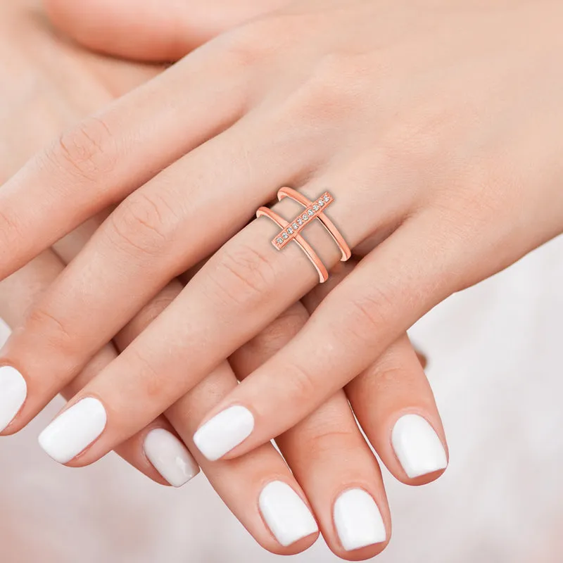 DIAMOND RING 14K GOLD (0.09 CTW)