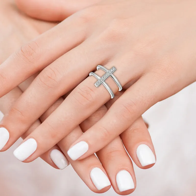 DIAMOND RING 14K GOLD (0.09 CTW)