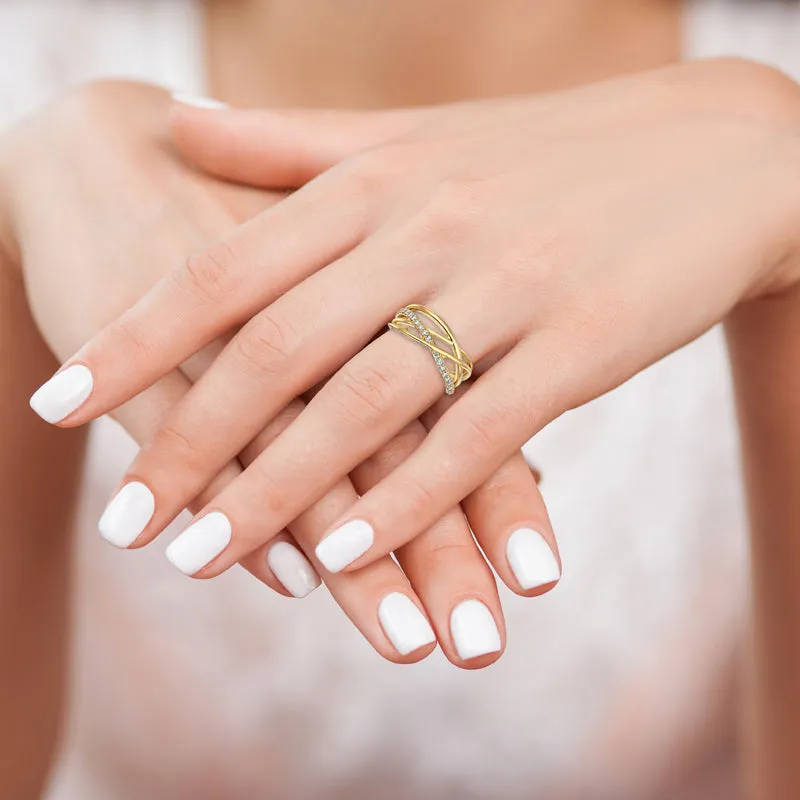 DIAMOND RING 14K GOLD (0.27 CTW)