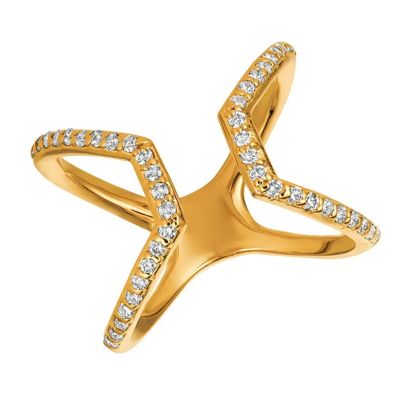 DIAMOND RING 14K GOLD (0.4 CTW) 3R7350P