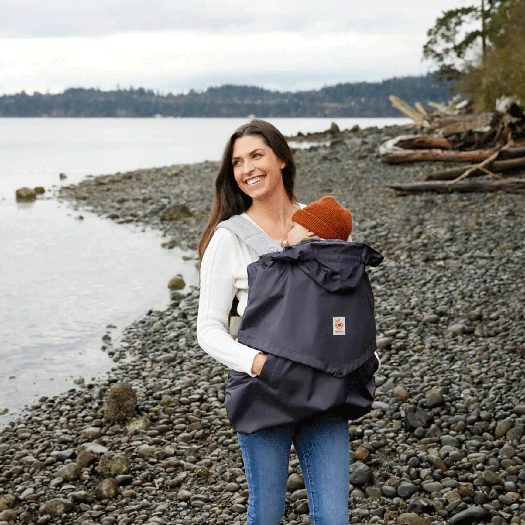 Ergobaby Ergo Carrier Rain and Wind Cover - Charcoal