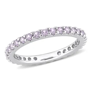 Eternity Ring 10K White Gold Alexandrite