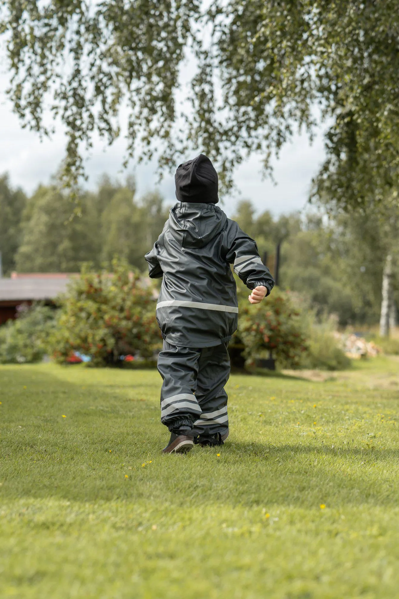 FAGERHULT RAIN SET, FLEECE - ANTHRACITE