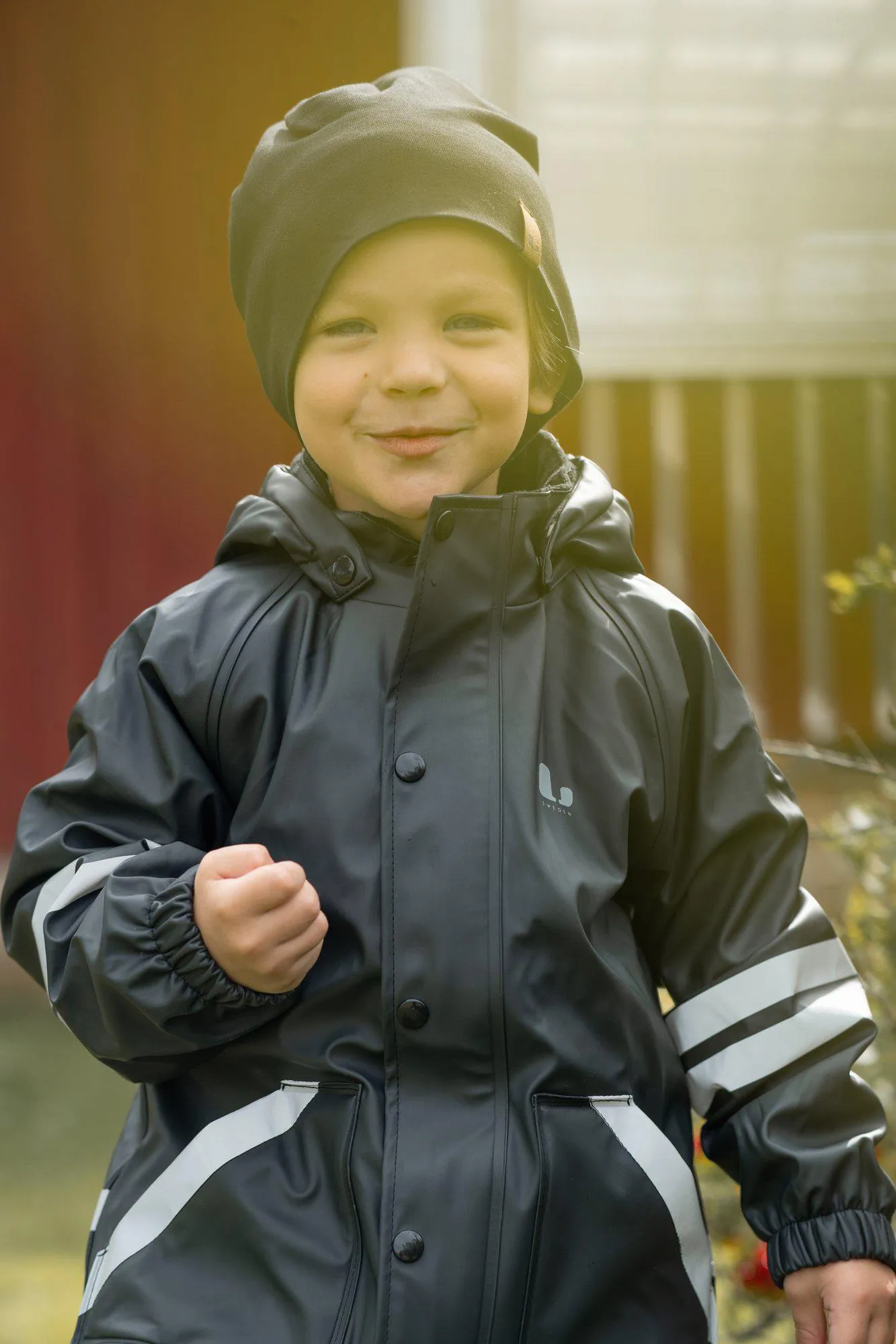 FAGERHULT RAIN SET, FLEECE - ANTHRACITE