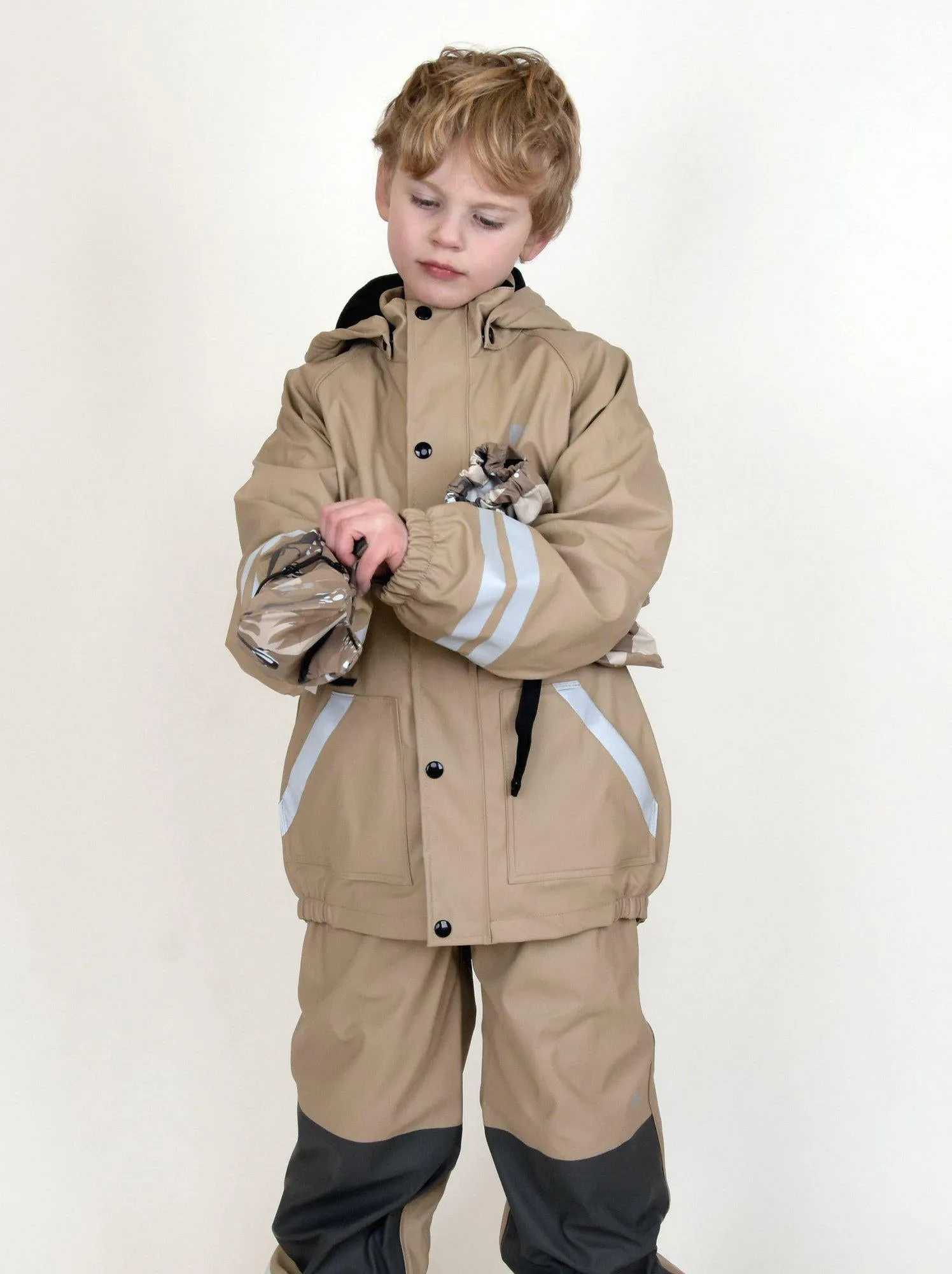 FAGERHULT RAIN SET, FLEECE - POTATO