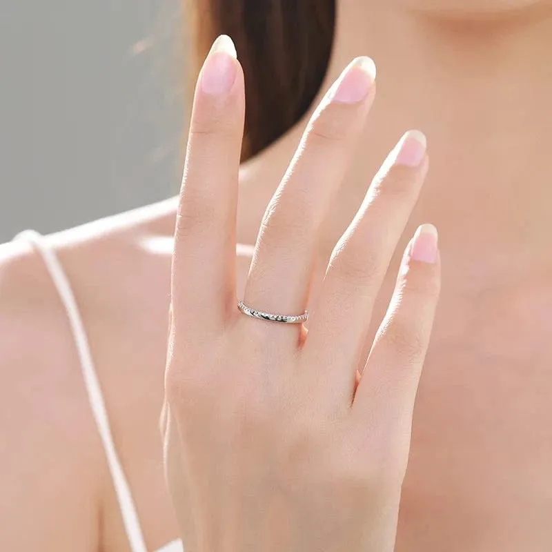 Full CZ Stackable Ring for Women