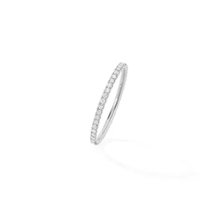 Gatsby Xs Wedding Ring Ring - White Gold